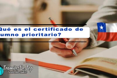 ¿Qué es el certificado de alumno prioritario?