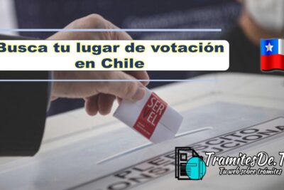 Busca tu lugar de votación en Chile